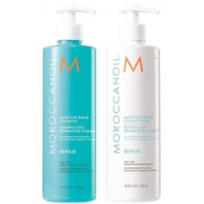 Moroccanoil Moisture Repair Set (Shampoo 500ml + Conditioner 500ml)