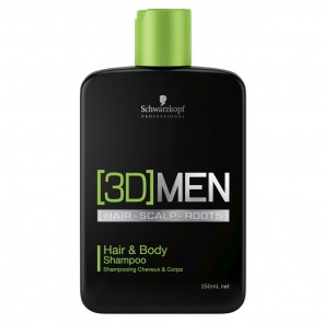 Schwarzkopf 3D Men Hair & Body Shampoo 250ml